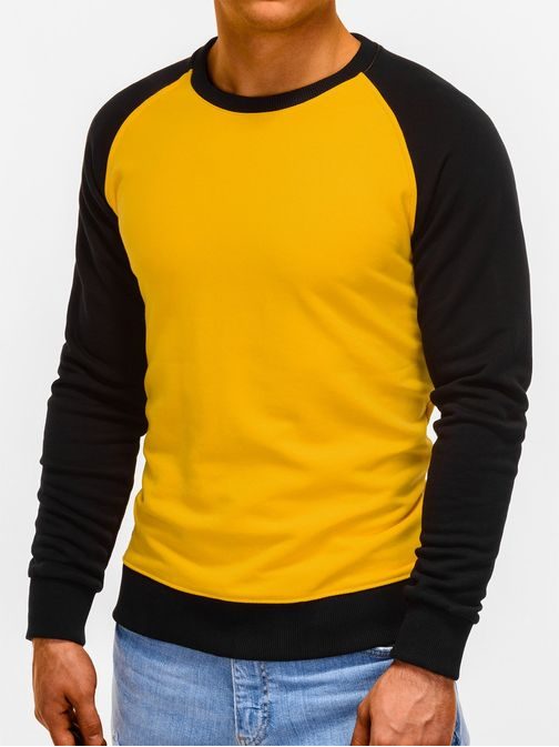 Modni moški pulover rumen b920