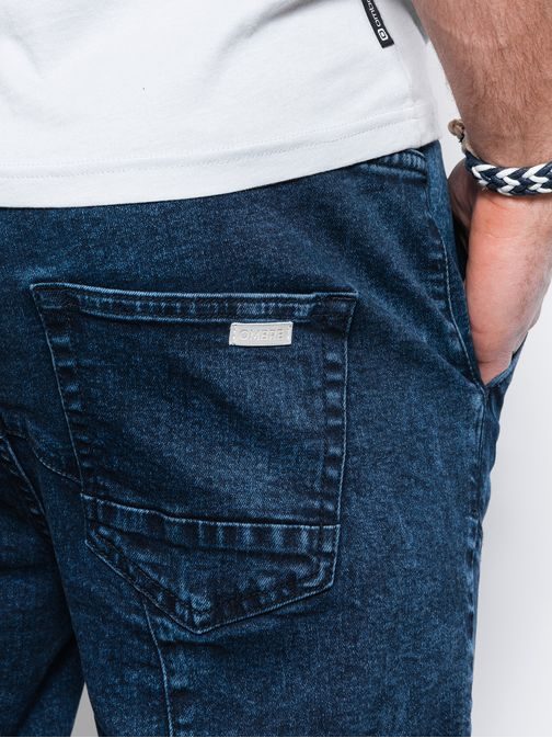 Stilske temne jeans kratke hlače W361