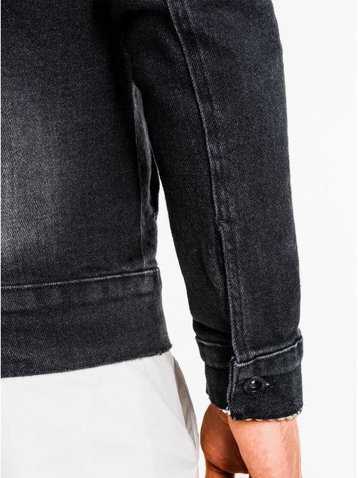 ORIGINALNA ČRNA JEANS JAKNA C404