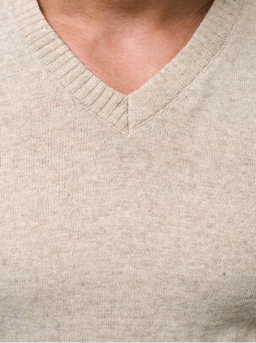 Trendovski moški pulover bež OZONEE O/6002/18