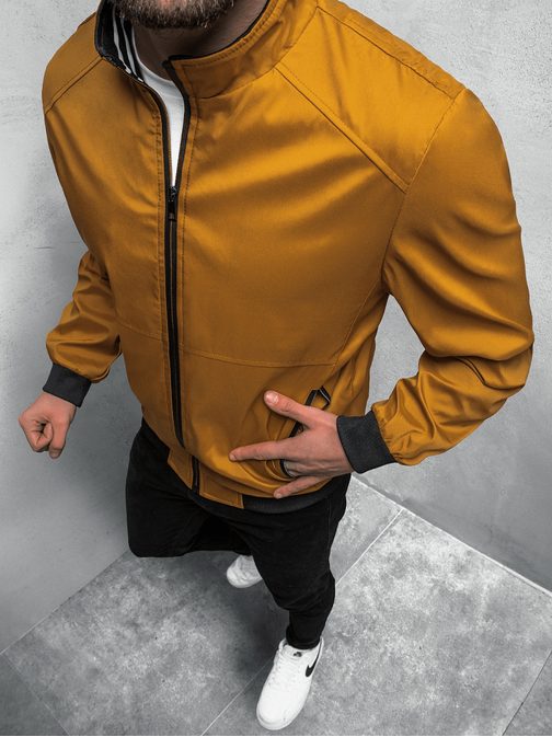 Modna jakna v camel barvi N/6782