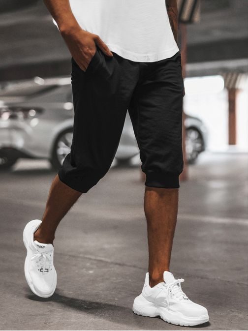 Tričetrt hlače v črni barvi JS/XW07/3Z