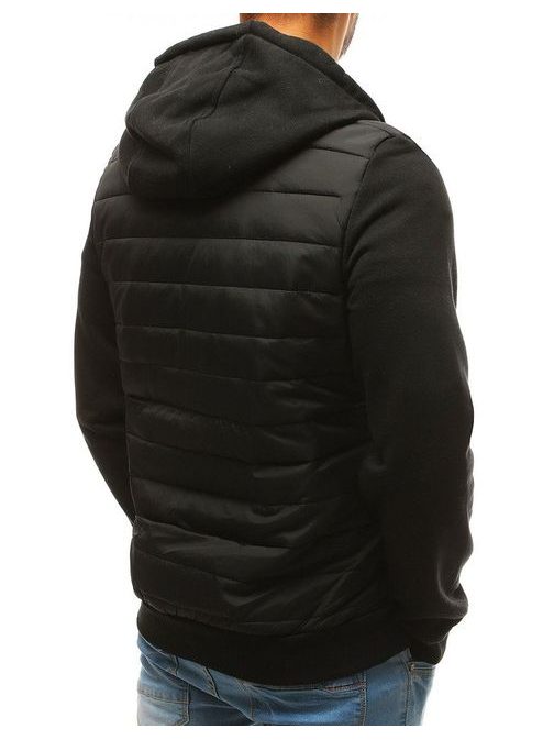 Trendovska prehodna jakna v črni barvi