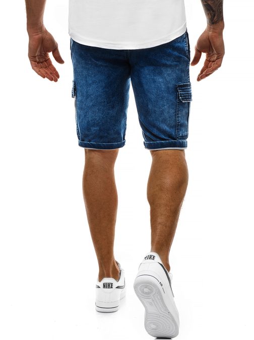 Modne moške kratke hlače modre OZONEE RF/HY346