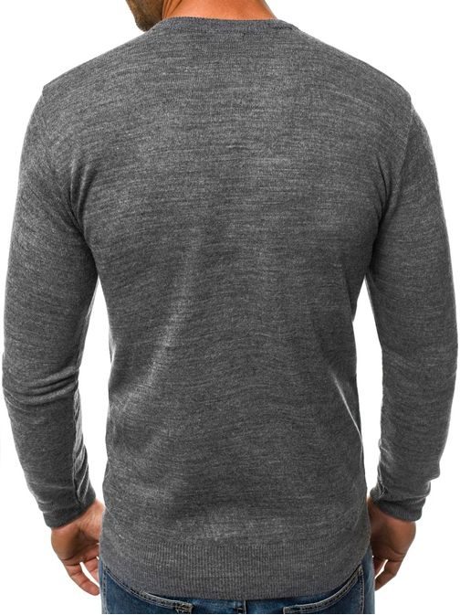 Preprost grafit pulover O/KS03Z