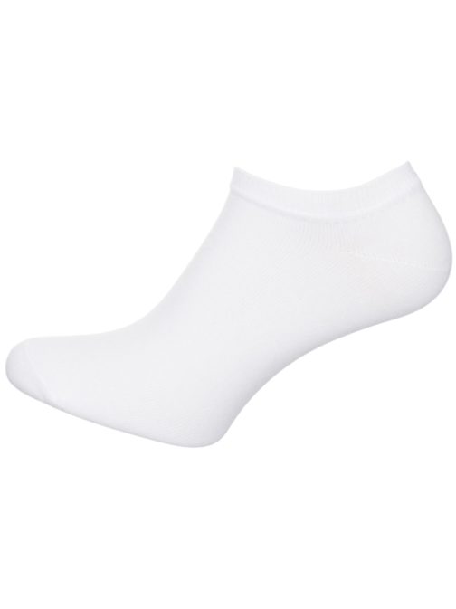 Bele bambusove nogavice do gležnjev