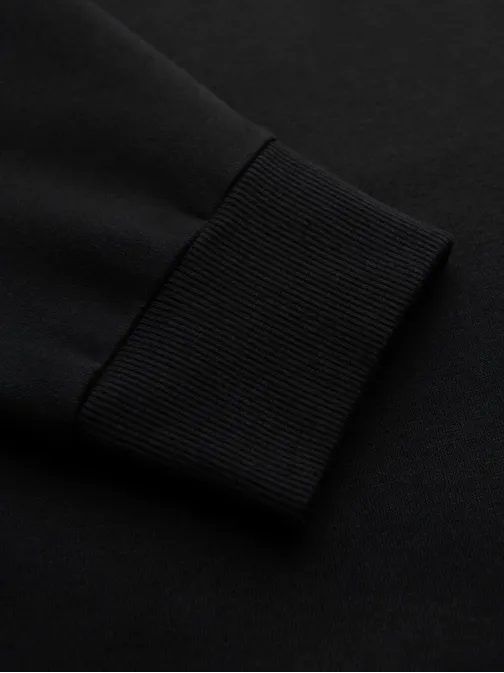 Modna črna jopica s črtami V1 SSNZ--0250