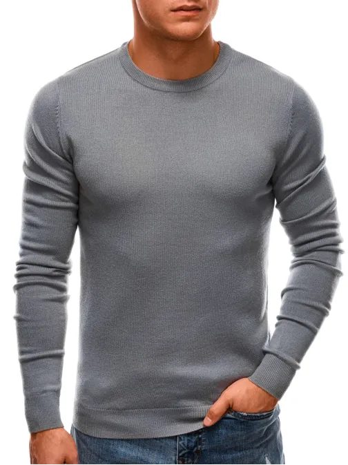 Siv enostaven pulover V8 SWBS-0100