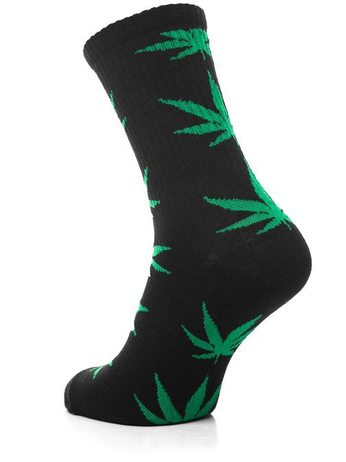 Stilske nogavice z motivom marihuane 022