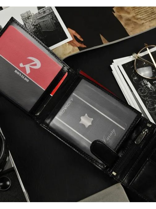 Moška denarnica Ronaldo črna