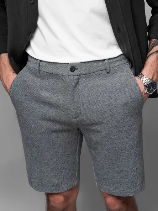 Črne chino moške kratke hlače V2 SRCS-0149