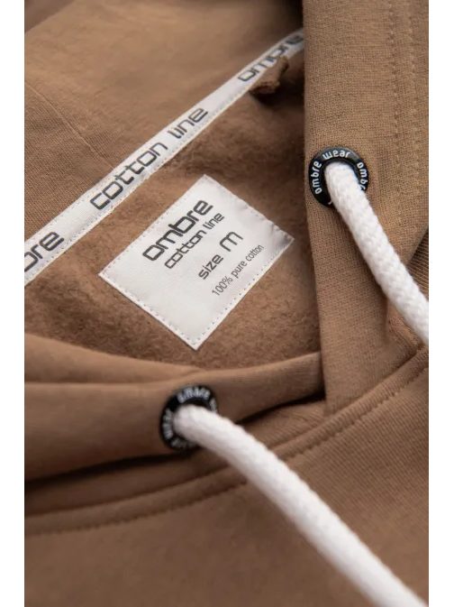 Brezčasen rjav pulover V2 SSBN-0177