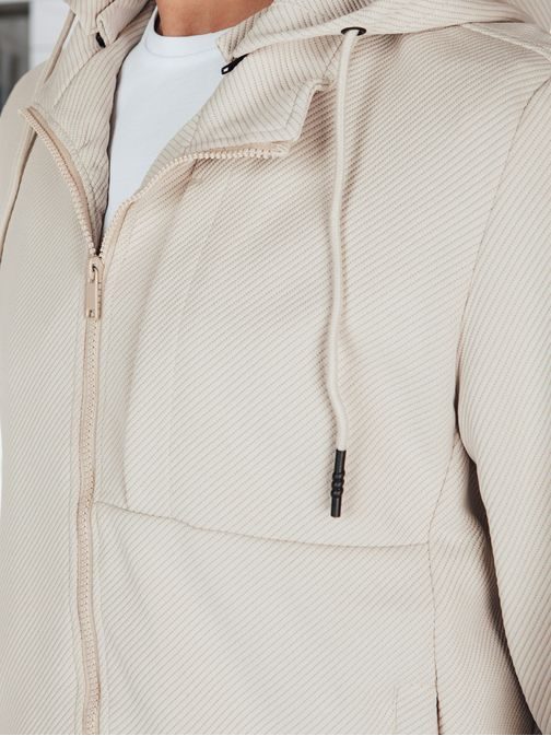 Brezčasna bež tanek moška jakna