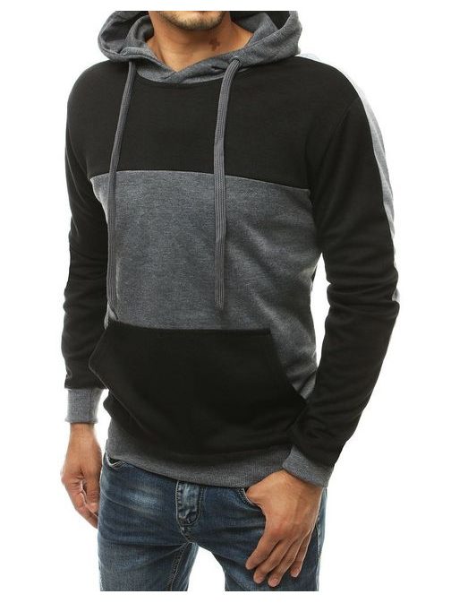 Stilski pulover v temno sivi barvi