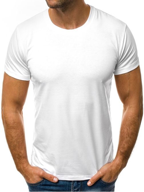 Preprosta bela moška majica JS/712005Z
