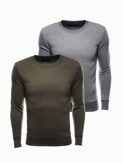 Komplet dveh trendovskih puloverjev brez kapuce Z34-V5