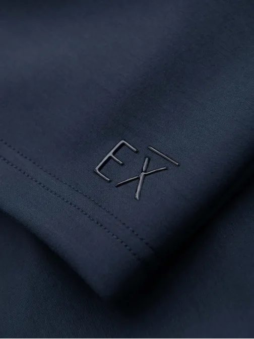 Modne temno modre moške kratke hlače z logotipom V4 SRBC-0153