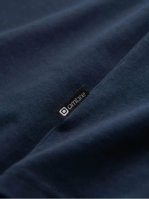 Trendovska moška granat majica z V-izrezom V2 TSCT-0106