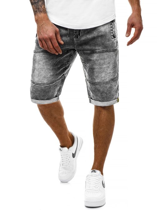 Grafit jeans kratke hlače OZONEE RF/HY337