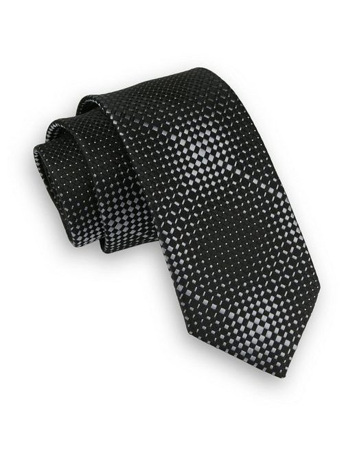 Črna kravata modnega dizajna