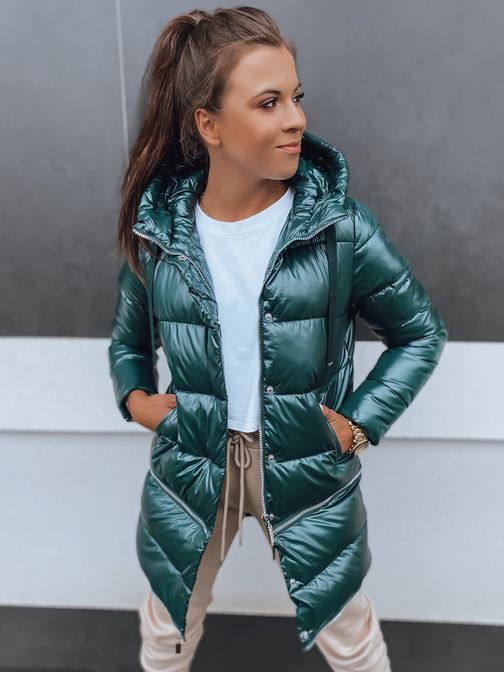 Edinstvena ženska bunda temno zelena Golden Premium