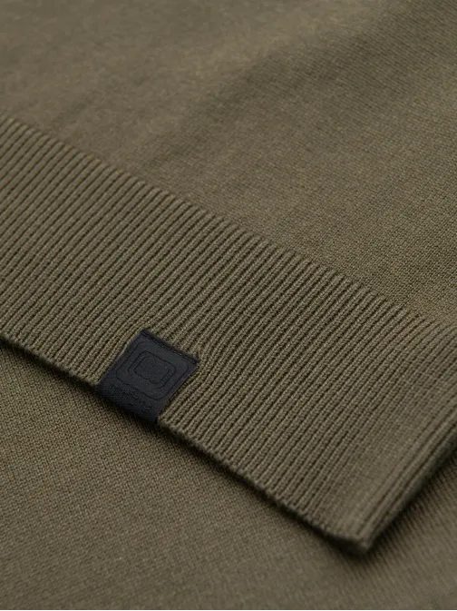 Moderen oliven moški pulover V1 SWZS-0124