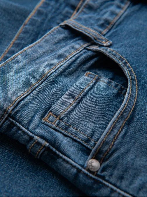 Privlačne temno modre moške kavbojke V2 PADP-0255