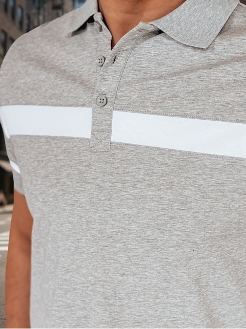 Modna siva moška polo majica