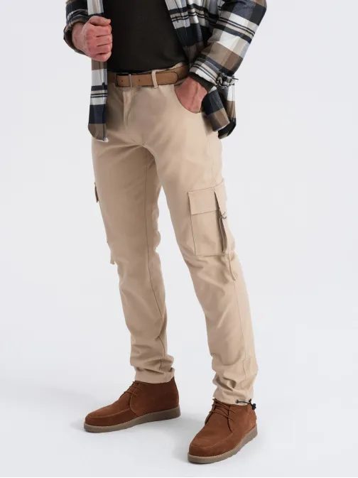 Moške peščene tovorne hlače V2 PACG-0197