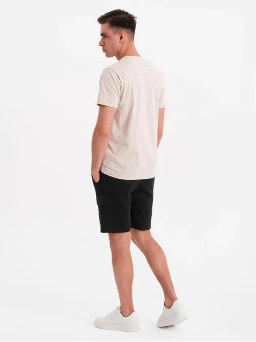 Edinstvene črne hlače z žepi V4 SRCG-0190