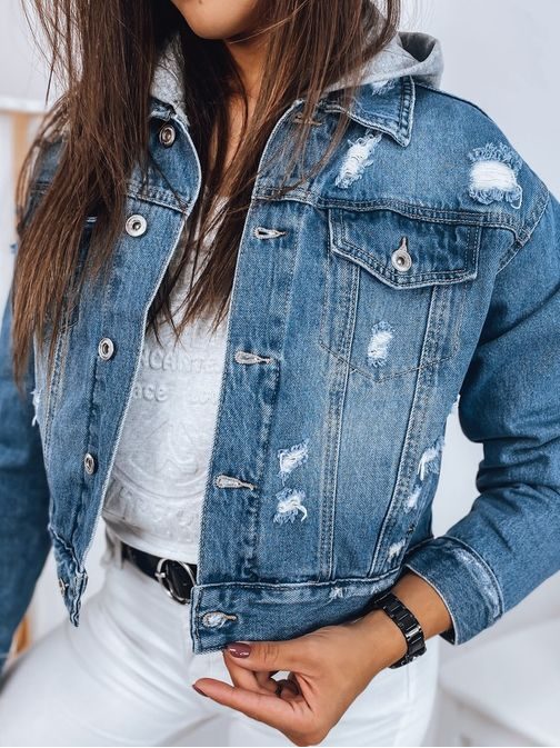Stilska ženska jeans jakna Boost nebeško modra