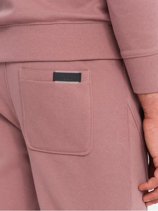 Osnovni temno rožnati set trenirke (pulover+hlače) V4 Z84