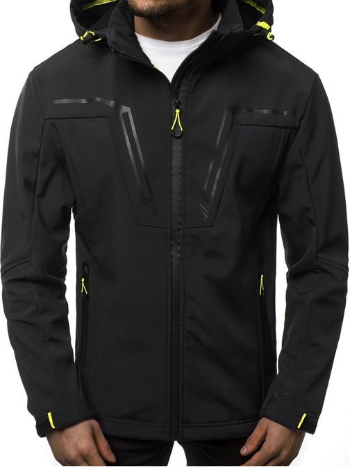 TRENDOVSKA ČRNA SOFTSHELL JAKNA N/5427