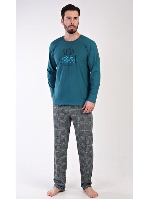 Temno zelena moška pižama Stay Cool