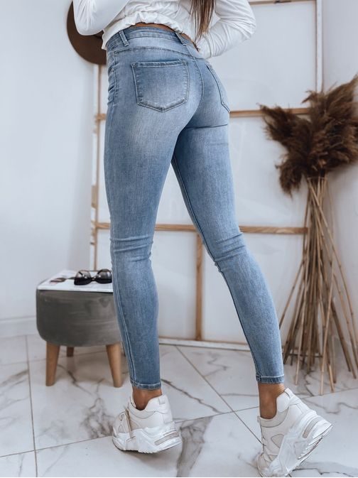 Udobne nebeško modre ženske kavbojke Giorgia