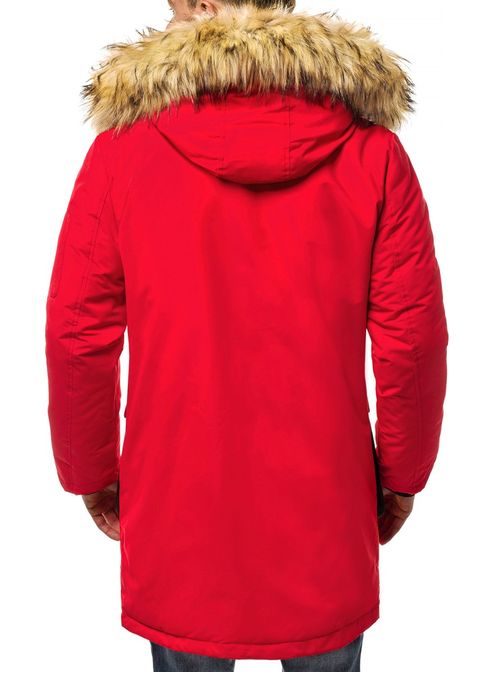 Zimska "parka" jakna rdeča OZONEE JS/HS201813