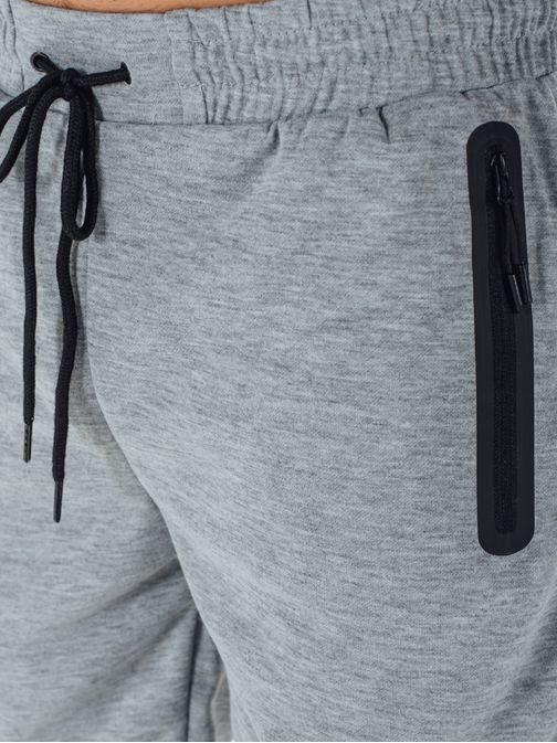 Udobne sive moške kratke hlače