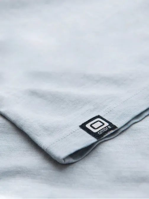 Siva moška majica s sprano majico V8 TSWT-0242