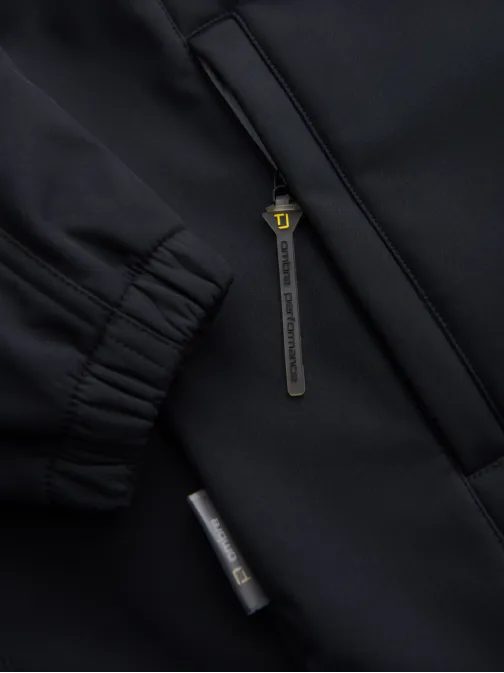 Moška črna softshell jakna V2 JANP-0292