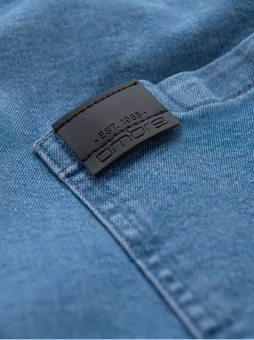 Elegantne modre kratke hlače iz džinsa V1 SRDS-0161