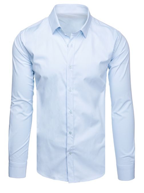 Elegantna svetlo modra moška srajca