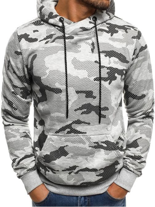 Siv vojaški pulover JS/DD131-10Z