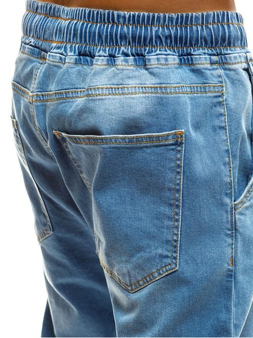 Svetlo-modre jeans jogger hlače OZONEE OT/2032