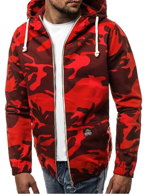 Vojaška rdeča jakna OZONEE A/0958