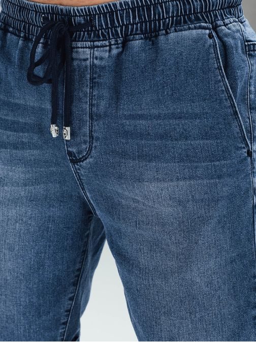 Modne kratke hlače iz granatnega džinsa