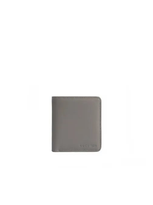Usnjena denarnica v sivi barvi Halter