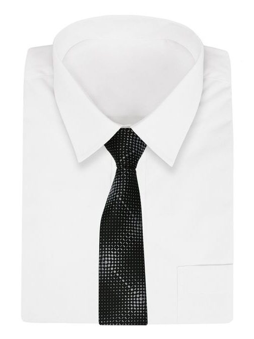 Črna kravata modnega dizajna