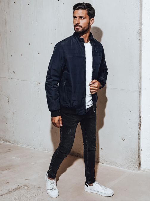 Prehodna moderna mornarska jakna brez kapuce