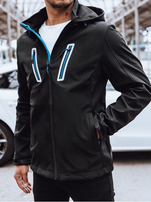 Izrazita softshell jakna v črni barvi