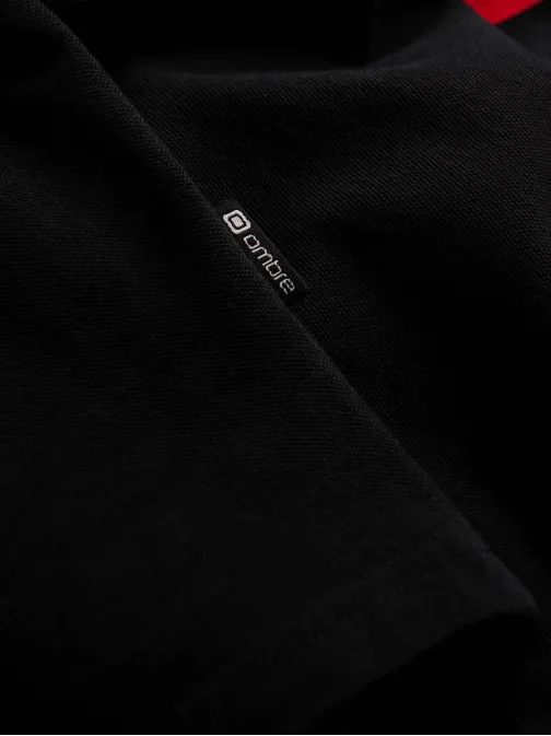 Atraktivna črna polo majica V2 POSS-0127